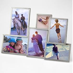 Brushed Nickel Collage Frame