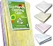 Eco-Friendly Cleaning Cloth, Multicolored 10- Pack, Made from 100% Recycled Material