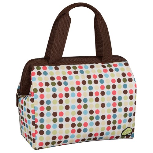 Thermos Raya 9 Can Duffle Lunch Cooler, Pink Dot
