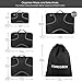 FOREGOER 5 Set Packing Cubes Travel Luggage Organizers with Laundry Bag – Black