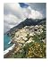 Positano in Salerno Province on the Amalfi Coast Scenic Photographic Poster Print, 30x40