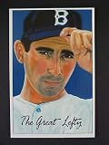 Sandy Koufax The Great Lefty Brooklyn Dodgers 1952 Bowman Style Baseball Card Gem Mint
