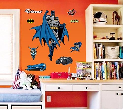 16goodmall 3d DIY Home Decor Art Removable Wall Decal Batman Wall Stickers for Kids Room