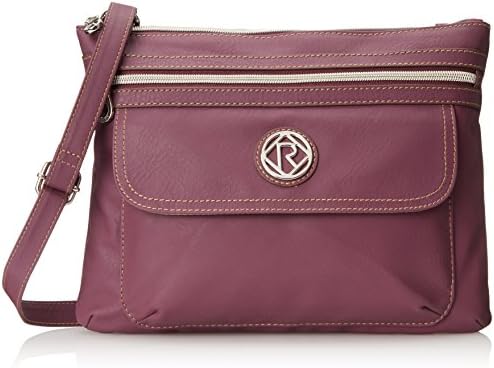Relic Erica Top Zip Cross Body,Mauve/Mauve,One Size