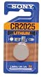 Sony Lithium Coin Battery CR2025