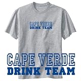 TSHIRT HEATHER GRAY  CAPE VERDE DRINK TEAM  Large