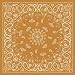 Antique Style Tan Beige Paisley Bandana