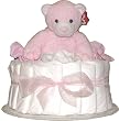 Pink 1 Tier Diaper Diaper Baby Diaper Cake