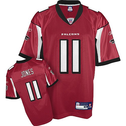 Julio Jones #11 Red Atlanta Falcons Reebok NFL Premier All Stitched Replica Jersey - XX-LARGE