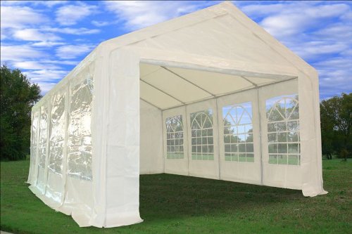 26' X13' Heavy Duty Party Wedding Tent Canopy Carport White
