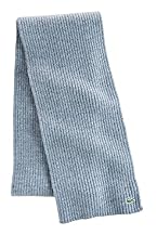 Men's Solid Ribbed Scarf