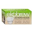 Optional Coffee Paper Filter for Ekobrew Single Serve Filter, 100 Count