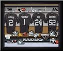 Oakland Raiders Personalized Locker Room Print