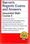 Barron's Regents Power Pack : Sequential Mathematics Course II/Barron's Regents Exams and Answers : Three Year Sequence for High School