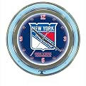 NHL New York Rangers Neon Clock - 14" Dia.