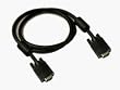 6' Feet SVGA 3+4.6 P HD15 M/M Black with Ferrite Core
