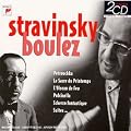 Stravinsky  / Boulez : L'Oiseau de feu - Petrouchka - le Sacre du Printemps - Pulcinella - Scherzo fantastique...