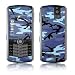 Sky Camo Design VERTICAL CAMERA Original Pearl 8110/ Pearl 8100 Cell Phone Protective Skin Decal Sticker