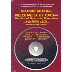 Numerical Recipes Source Code in C and C++ CD ROM with Windows or Macintosh Single-Screen License: The Art of Scientific Computing