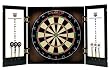 Halex 64766 NHL Detroit Red Wings Team Bristle Dartboard Cabinet Set with 18-Inch Sisal Board