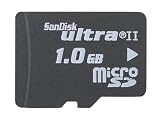 SanDisk 1 GB Ultra II MicroSD Card (SDSDQU-1024-A10M, Retail Package)