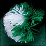 Mini Pom Pons Green/White