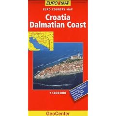 Croatia/Dalmatian Coast Euro Map (GeoCenter Euro Map)