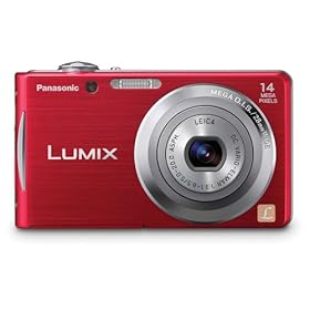 Panasonic Lumix DMC-FH2 Digital Camera (Red)