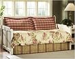 Daybed Size Bedding - 4-Piece Daybed Ensemble in Wisteria Pattern - 80JQ400WST