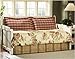 4pc Wisteria Daybed Ensemble Comforter Bedding Set