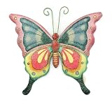 Pink Butterfly Wall Art Hanging Indoor Outdoor