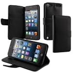 Evecase Leather Wallet Case with Stan...