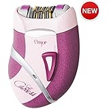 Emjoi Soft Caress Epilator - 36 Gold Plated Hypoallergenic Tweezers (Rechargeable)