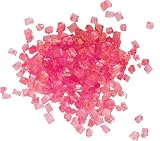 Pink Sugar Crystals. 250 g. per Jar