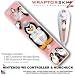 Nintendo Wii Remote Controller Skins - Penguins On Pink WraptorSkinz TM Kit by TuneTattooz TM