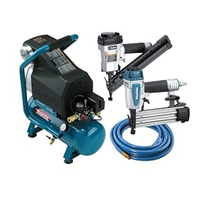 Makita MAC700K2 Brad Nailer,Finish Nailer and Compressor Kit by Makita