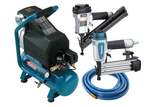 Makita MAC700K2 Brad Nailer Finish Nailer & Compressor Kit