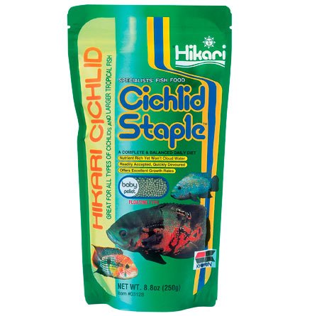 Cichlid Staple Fish Food, 8.8 oz