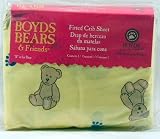 Boyds Bears & Friends Fitted Crib Sheet, Yellow