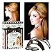 New Big Happie Hair - Hair Volumizing Inserts Bumpits - Black 5 Pieces Set & Instructions Included