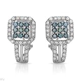 Earrings With 1.90ctw Genuine Length 20mm