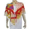 Silk and Wool Printed Square Scarves Women's Accessory 43 x 43 inches