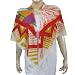Silk and Wool Printed Square Scarves Women's Accessory 43 x 43 inches