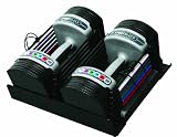 PowerBlock SportBlock 24 Adjustable 3 to 24-Pounds per Dumbbell Set