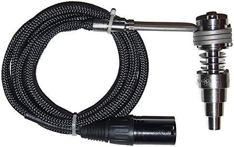 Black E-Nail Electronic Nail Temperature Controlled for Aromatherapy Oil enail e nail Comes with nail, Carb Cap and free Silicone containers in picutre