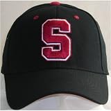 Stanford Cardinal One-Fit NCAA Cotton Twill Flex Cap (Black)