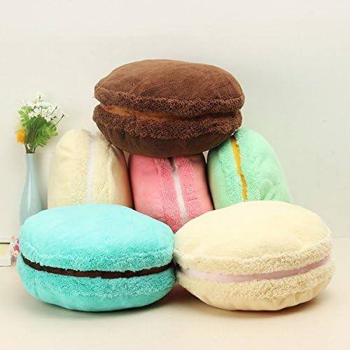 Frech Macaron Plush Round Cake Soft Toy / Green