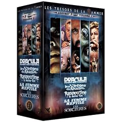 Coffret Hammer N�1 - 5 DVD : Dracula, prince des t�n�bres / Les sorci�res de Cyril Frankel / La femme reptile / Raspoutine le moine fou / Les vierges de Satan