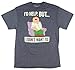 Family Guy Peter Griffin I'd Help But I Don't Want to Men's Tee, Medium Navy