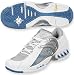 Prince M Series MV4 Tennis Shoes (Womens) White/Blue/Silver, 7.5